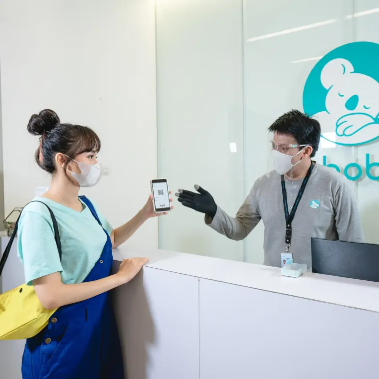 Ilustrasi Pelanggan Bobobox