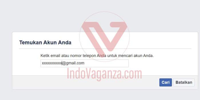 lupa sandi reset
