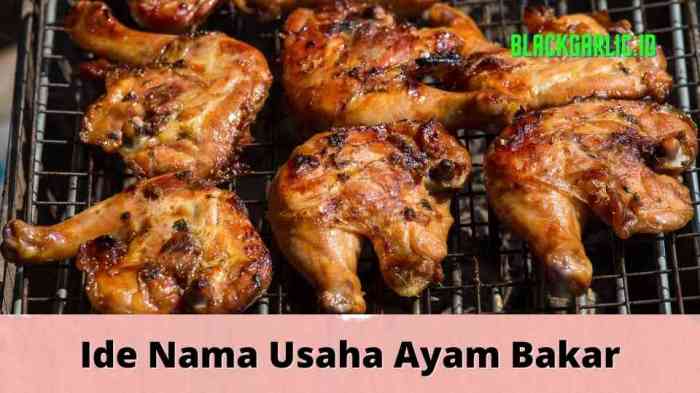 Tips Memilih Nama Usaha Ayam Bakar yang Menarik dan Unik terbaru