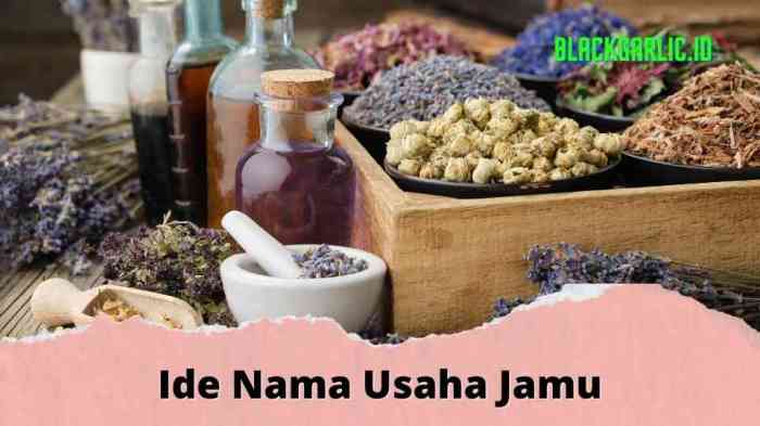 usaha jamu
