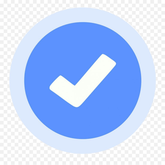 Copy centang biru instagram