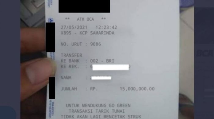 Cara membuat bukti transfer palsu