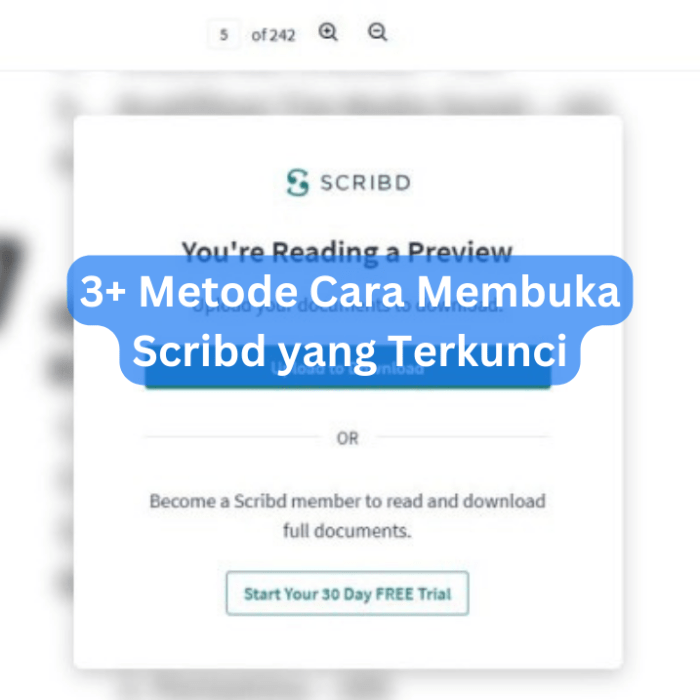 Cara membuka scribd yang terkunci