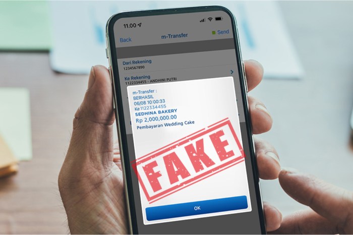 Cara membuat bukti transfer palsu