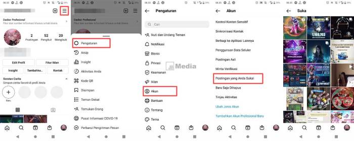 Cara melihat postingan lama di instagram