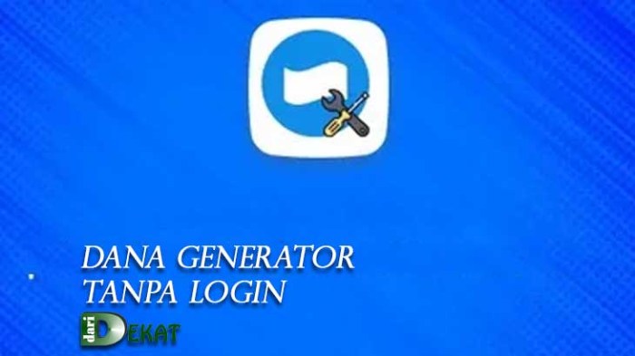 Dana generator tanpa verifikasi
