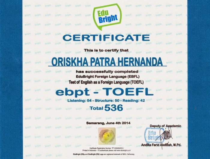 Sertifikasi pengajar bahasa Inggris ESL