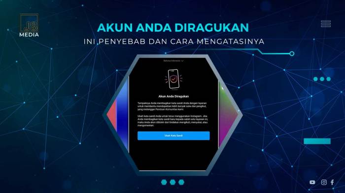 Penyebab akun anda diragukan instagram
