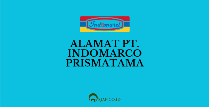 Indomarco jawa prismatama tangerang banten timur gresik semarang surabaya kategori idalamat Alamat pt indomarco prismatama