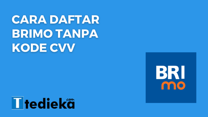 Daftar brimo tanpa kode cvv