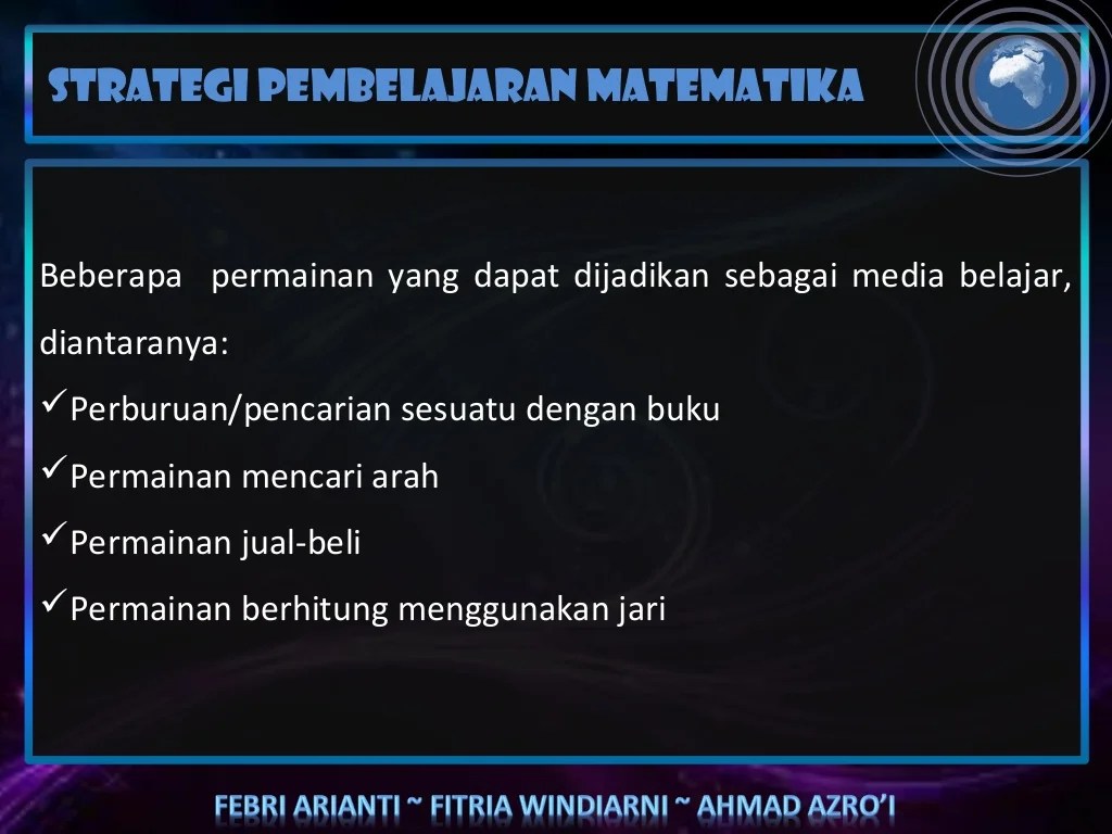 Strategi mengajar matematika yang efektif