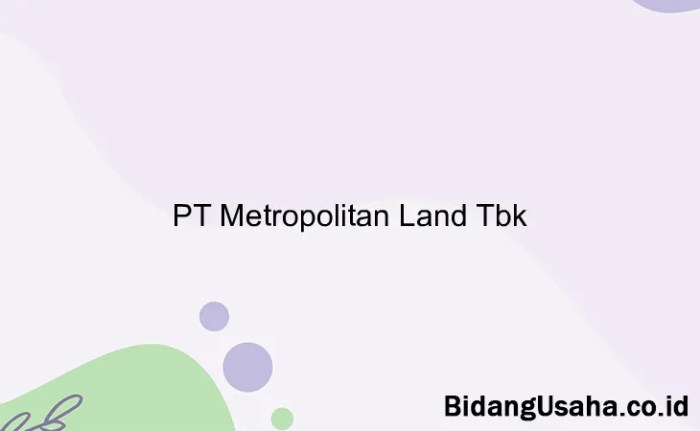Gaji PT Metropolitan Land