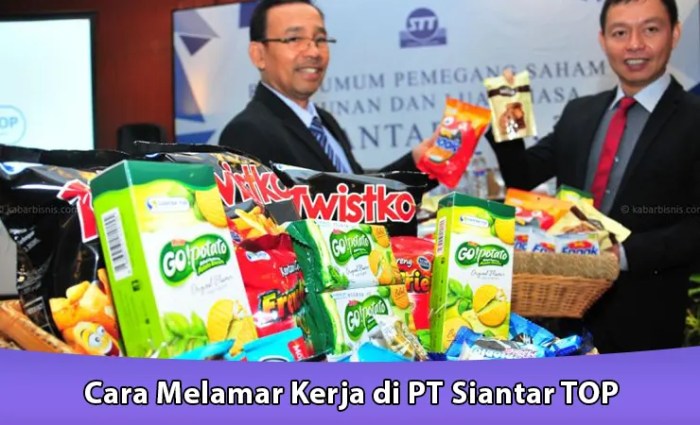 Gaji PT Siantar Top