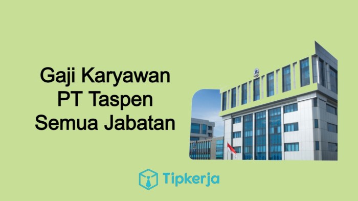 Gaji PT Taspen