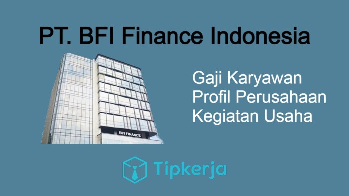 Gaji di PT BFI Finance Indonesia Berdasarkan Jabatan