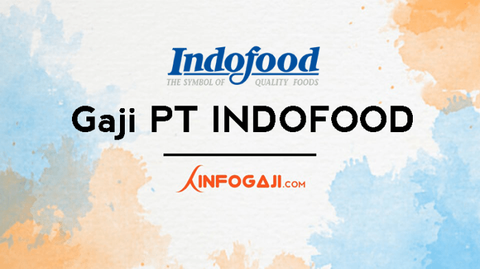 Gaji PT Indofood Sukses Makmur