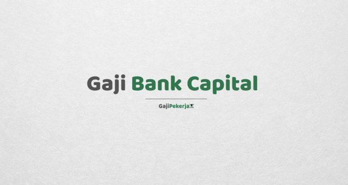 Gaji PT Bank Capital Indonesia