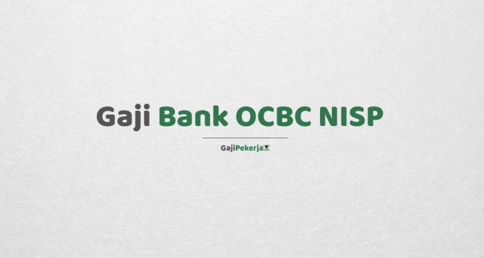 Gaji PT Bank OCBC NISP Syariah