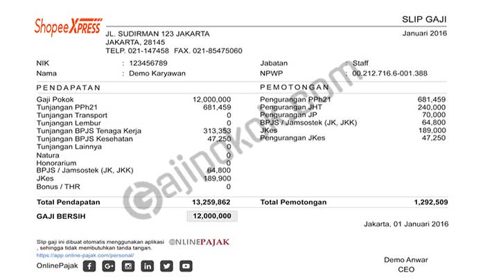 Gaji PT Shopee Indonesia