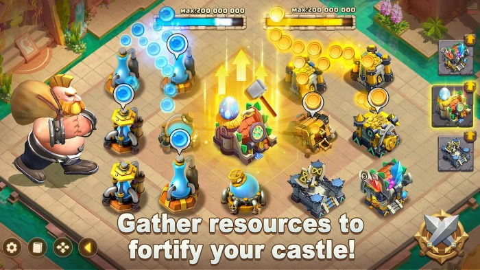 Mod baru castle clash auto position auto fight mesa