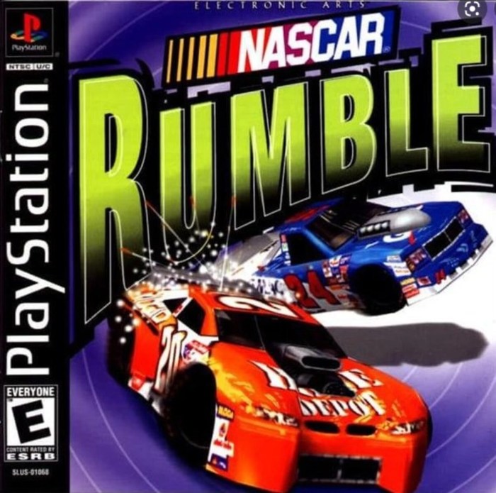 Rumble nascar ps1 racing jalantikus