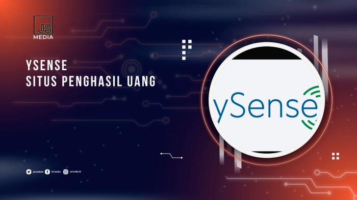 Ysense penghasil uang