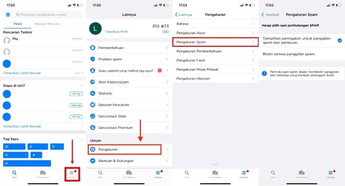 Cara menggunakan aplikasi get contact