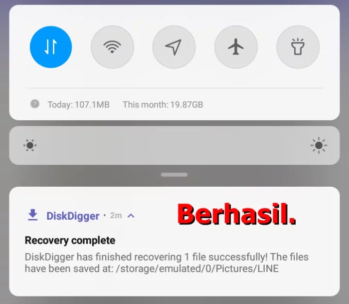 Mengembalikan terhapus android Mengembalikan terhapus android