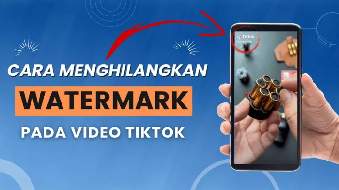 Cara menghilangkan watermark tiktok