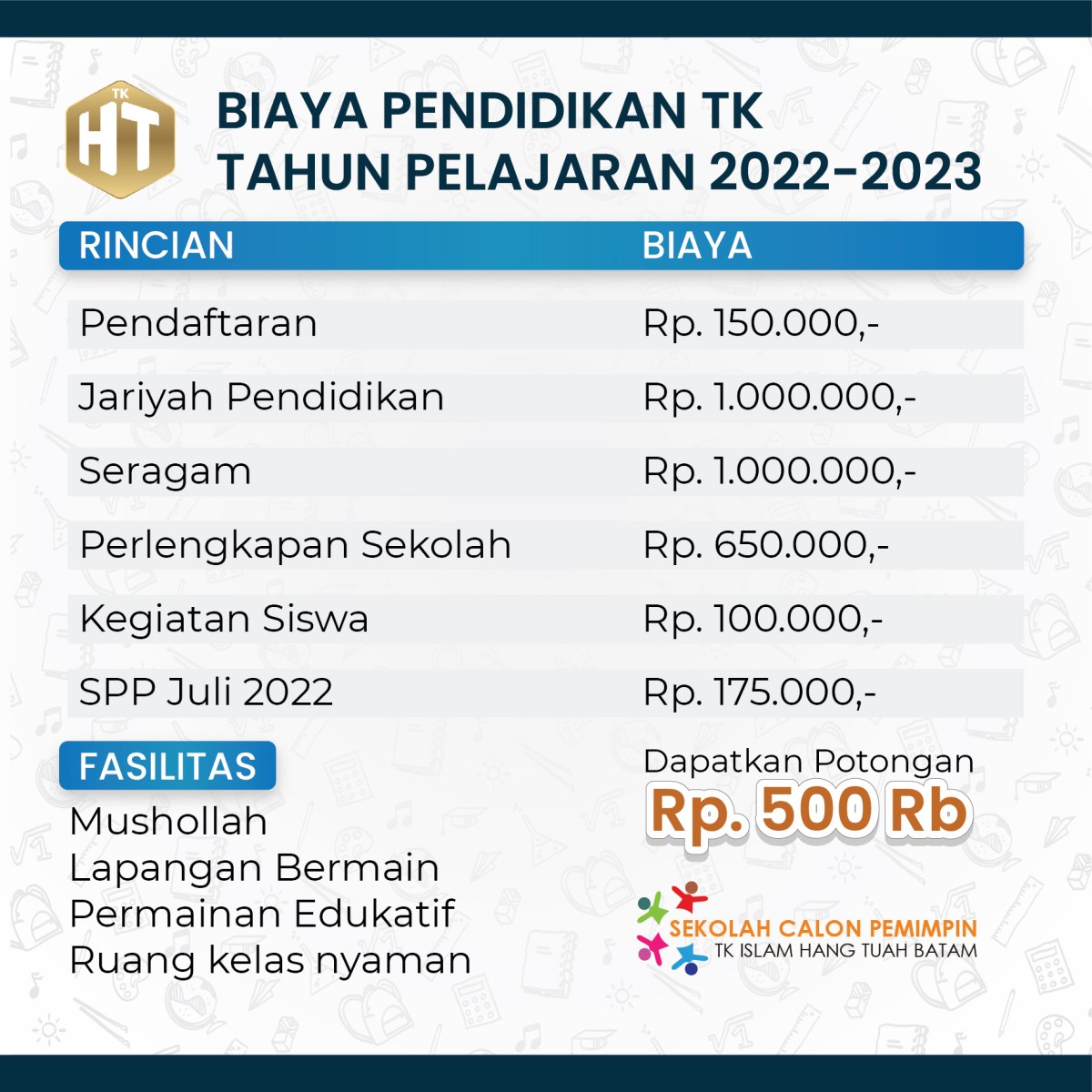 Biaya Masuk SMA Angkasa Adisutjipto