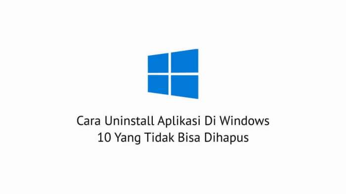 Alasan kenapa tidak bisa uninstall dua aplikasi bersamaan di windows