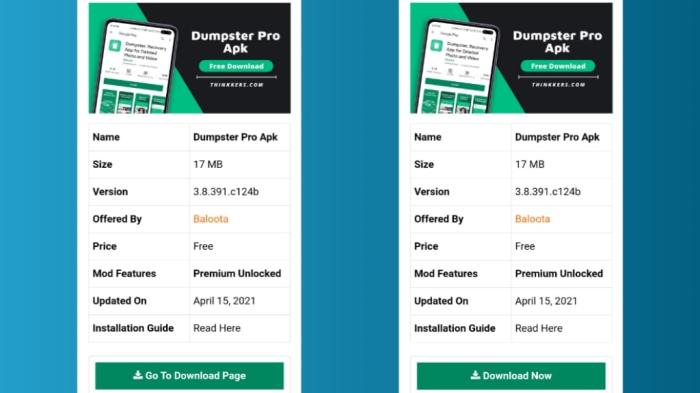 Download dumpster pro apk