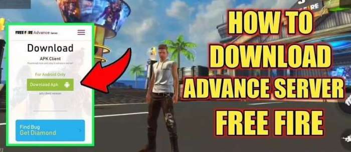 Advance server ff download