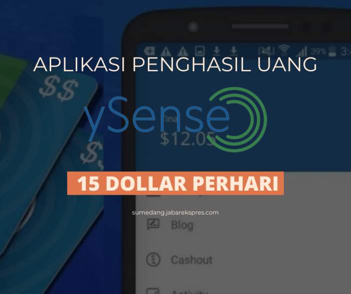 Ysense penghasil uang