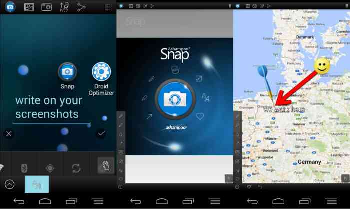 Aplikasi screenshot android