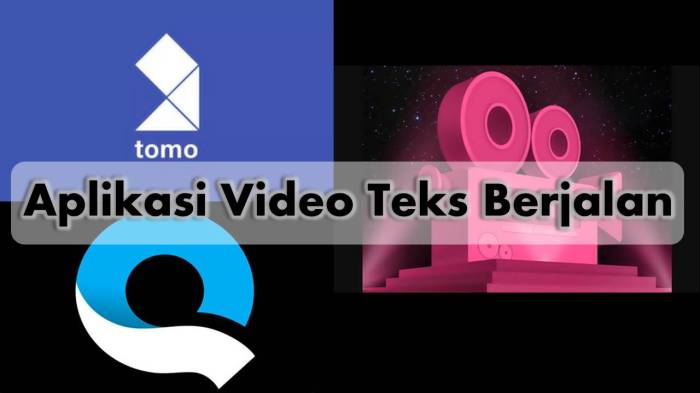 Aplikasi membuat video teks