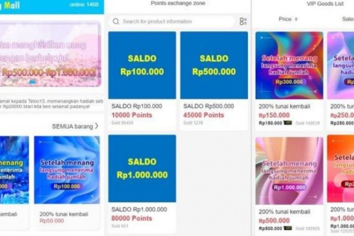 Cara mendapatkan uang interesting mall terbaru 2023
