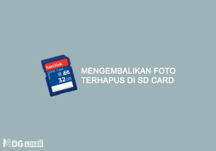Cara mengembalikan data hilang dari kartu memori korup