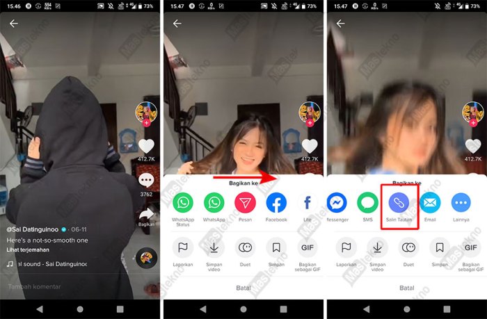 Watermark tiktok menghilangkan tik