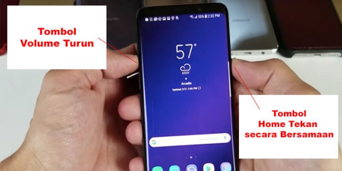 Cara screenshot samsung