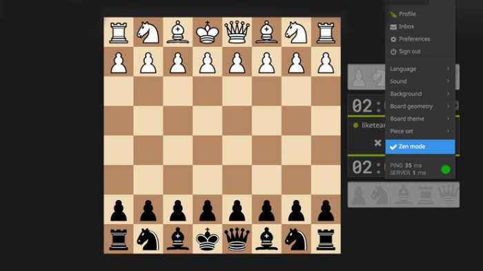 Catur lichess otak mengasah rekomendasi