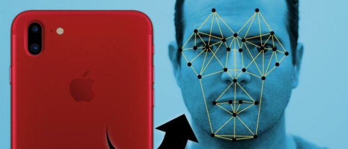 Sensor sidik jari wajah pada iphone