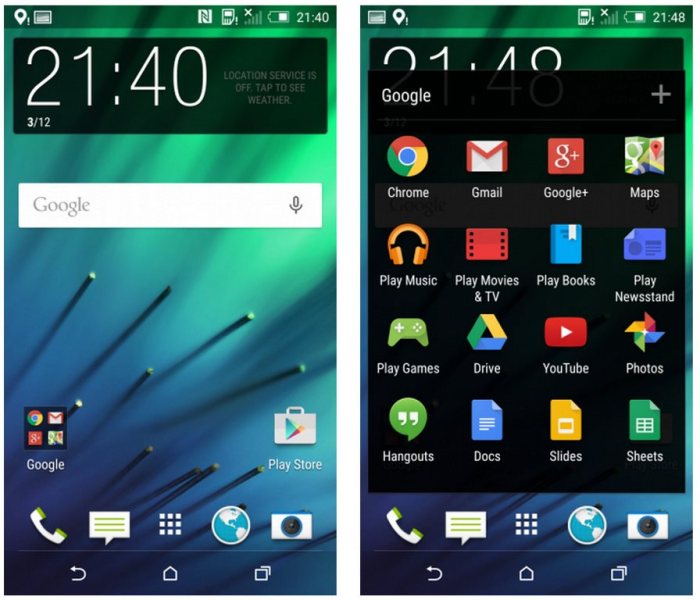 Cara screenshot di htc one m8