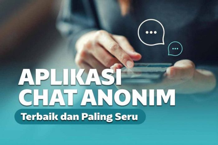 Aplikasi chat anonim