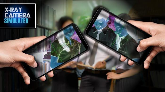 Aplikasi kamera tembus pandang xray cam real
