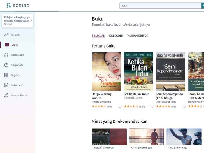 Website ebook gratis terbaik