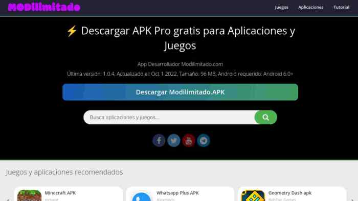 Modilimitado apk