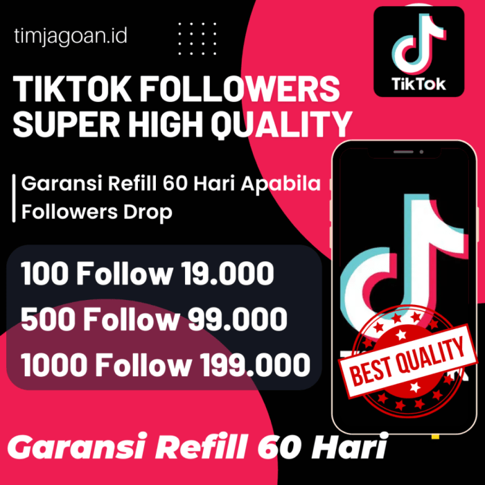 Gaji tiktok 1000 follower