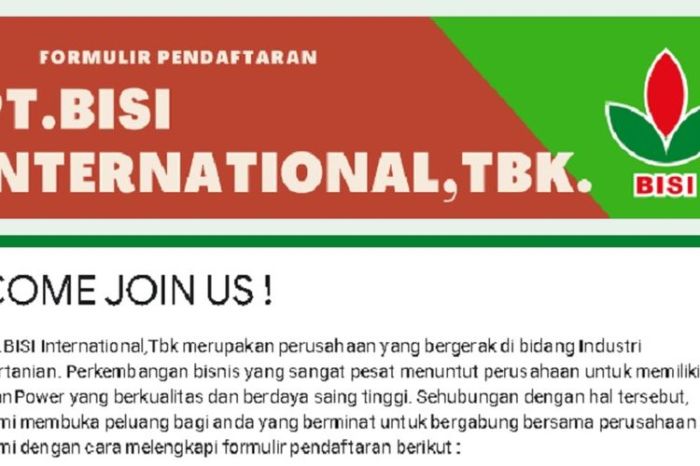 Gaji pt bisi international