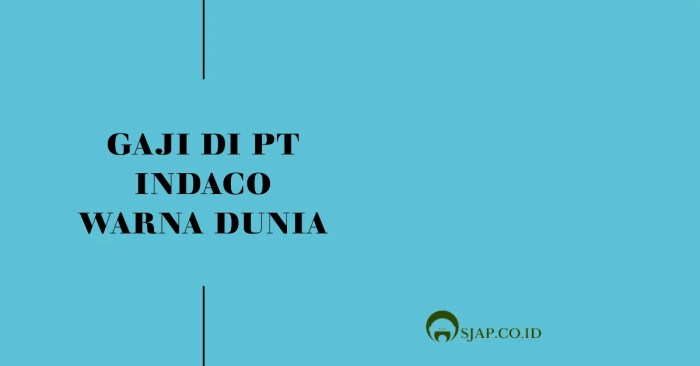 Gaji pt sugindo international